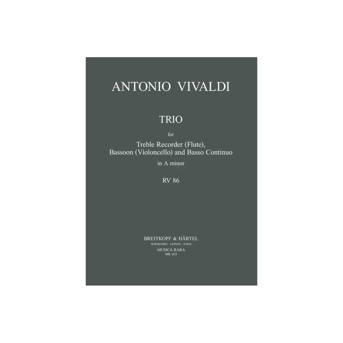 Vivaldi, Trio - Altblfl., Fag & Bc. View 1