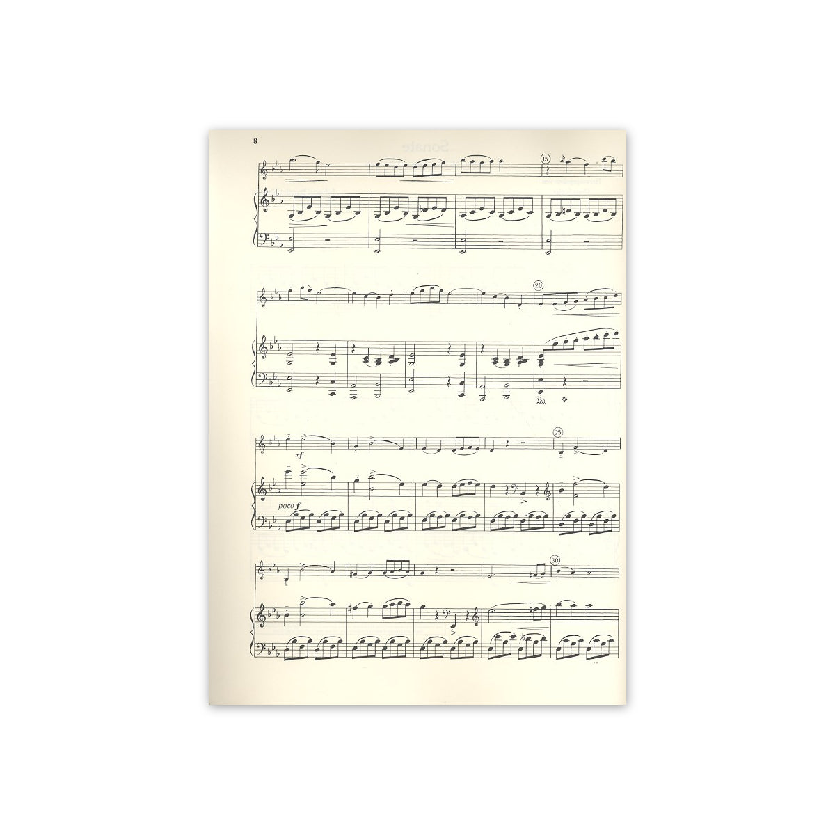Vanhal, Sonate Es-Dur