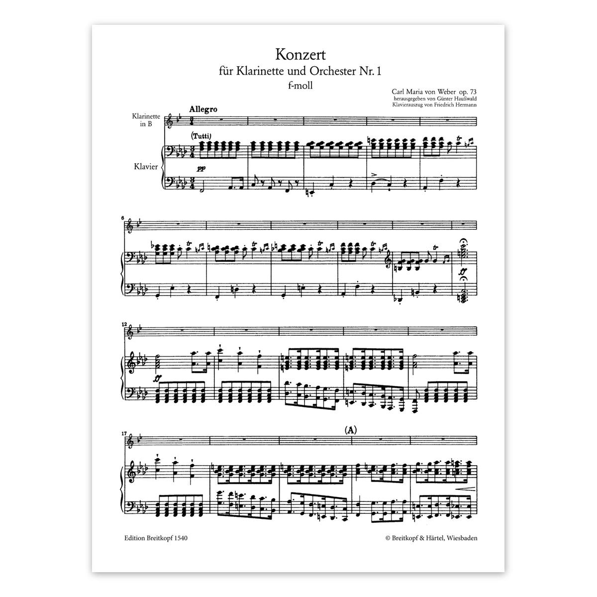 Weber, Konzert Nr.1 f-moll op.73