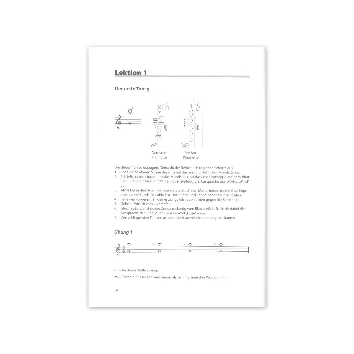 Schwarzholz, Klarinetten Basics