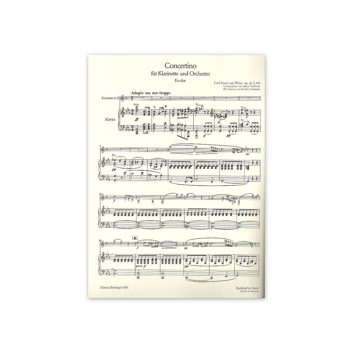 Weber, Concertino op.26