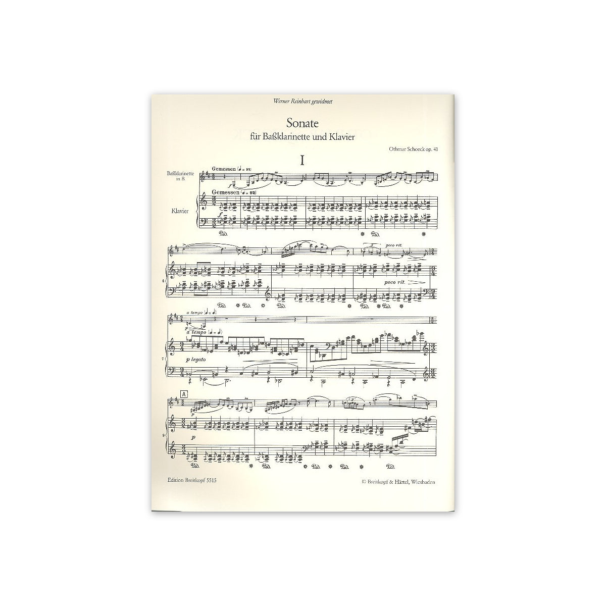 Schoeck, Sonate op.41