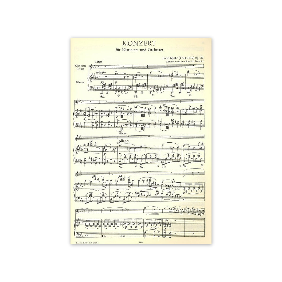 Spohr, Konzert Nr.1 c-Moll