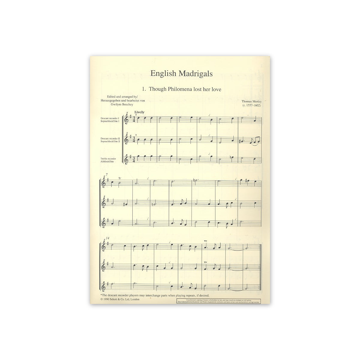 English Madrigals