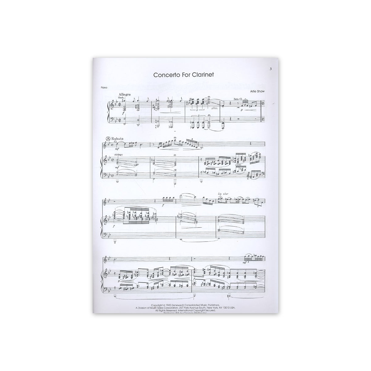 Shaw A., Concerto