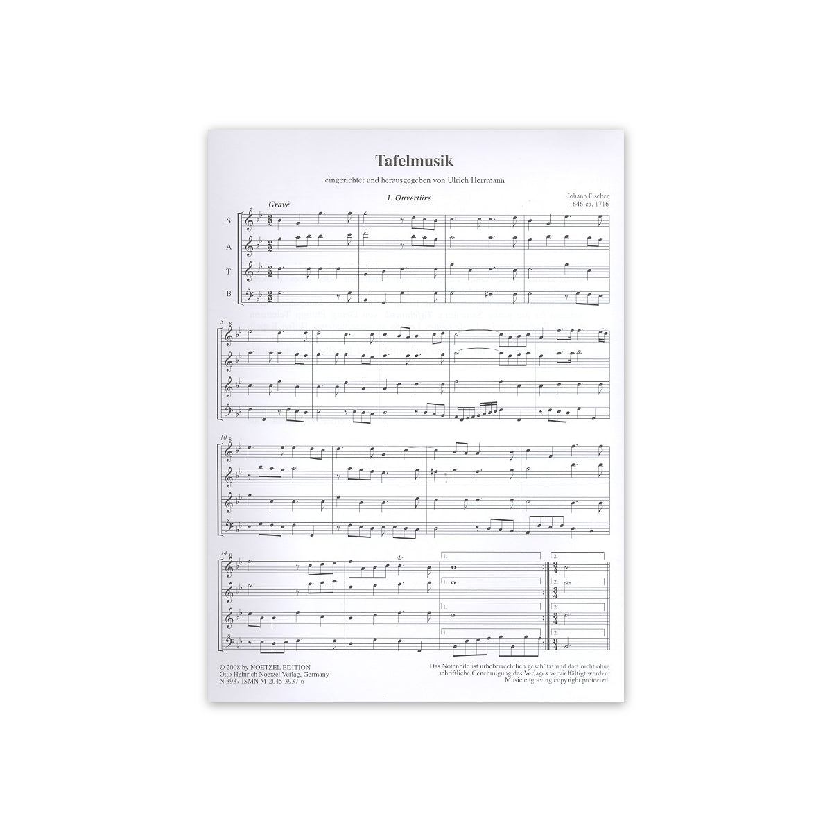 Fischer, Tafelmusik