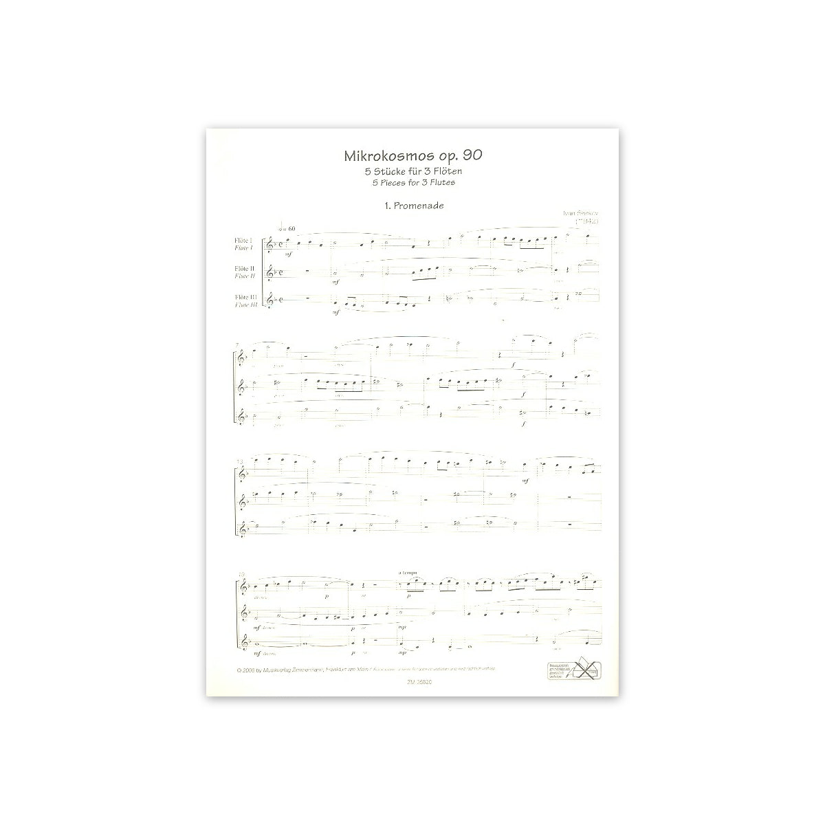 Shekov, Mikrokosmos op.90