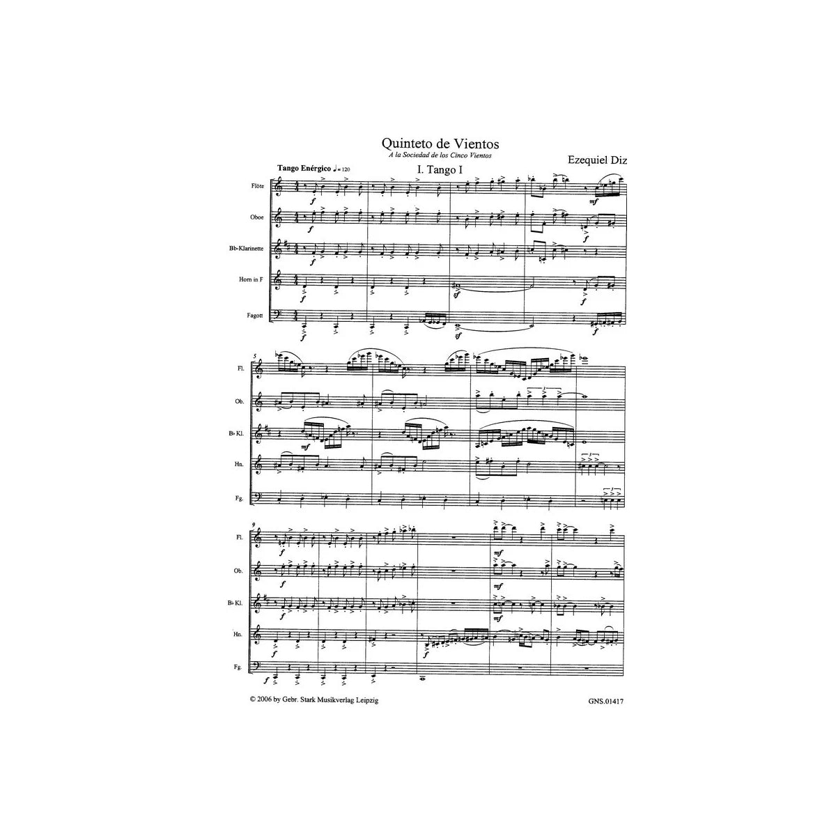Diz, Quinteto de vientos View 1