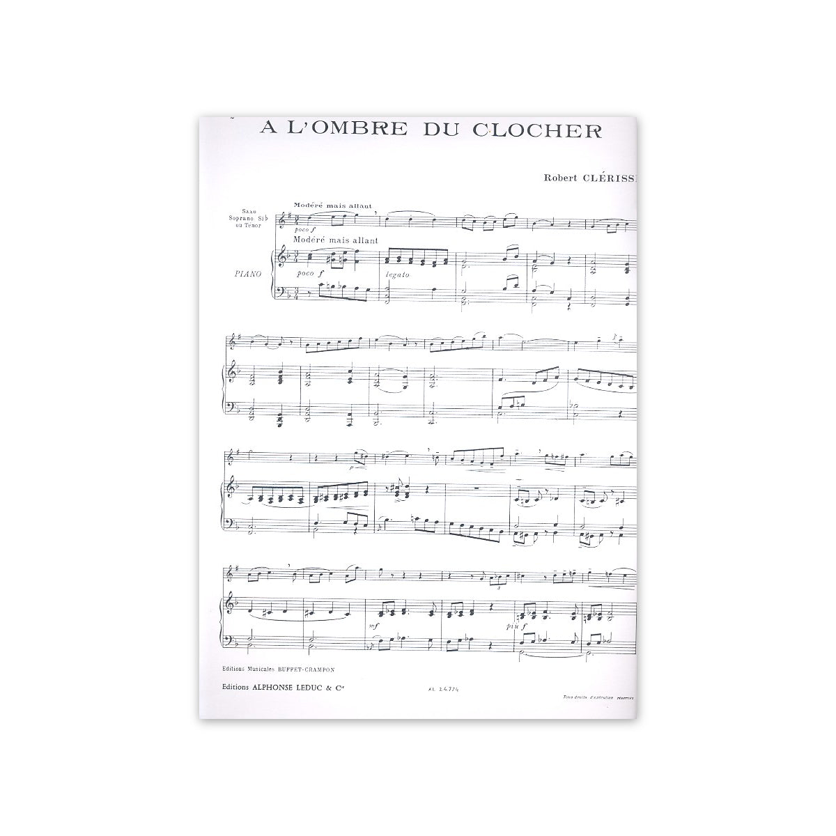 Clérisse, A l'ombre du clocher