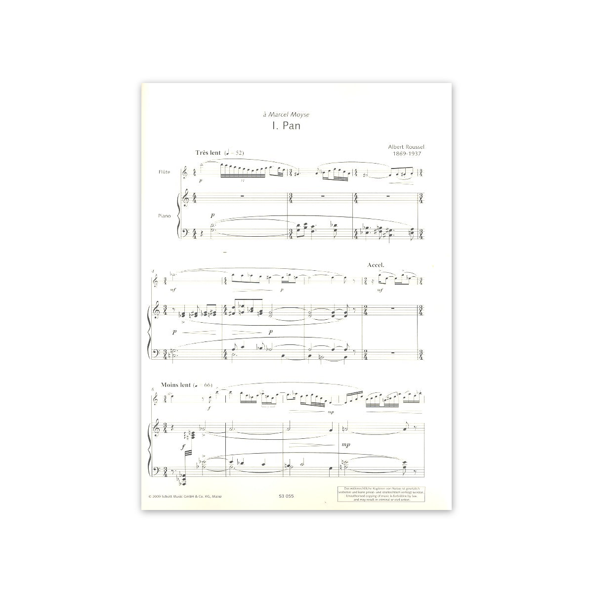 Roussel, Joueurs de flute
