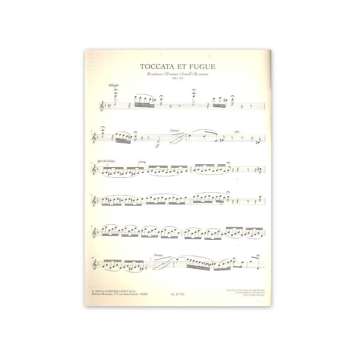 Bach, Toccata & Fuge/ Fantasia Chromatica