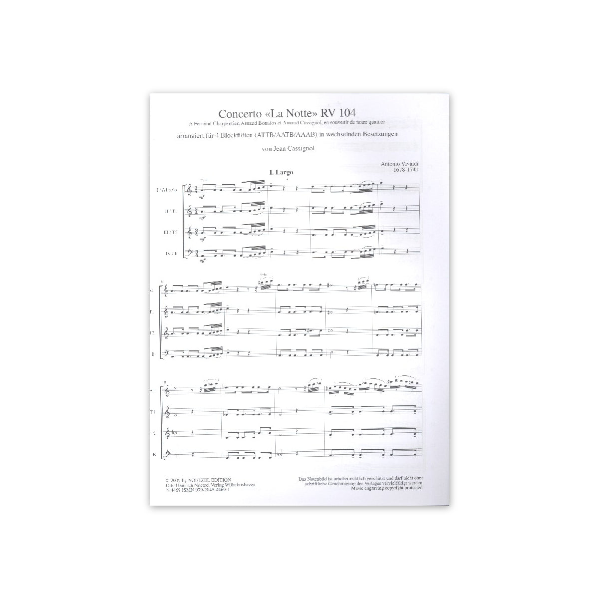 Vivaldi, Concerto "La Notte"