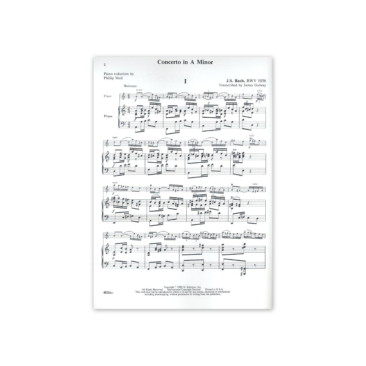 Bach, Konzert f-Moll BWV1056
