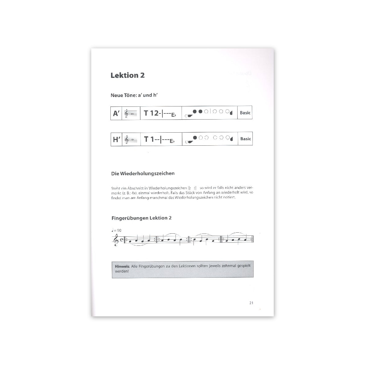 Schwarzholz, Querflöten Basics