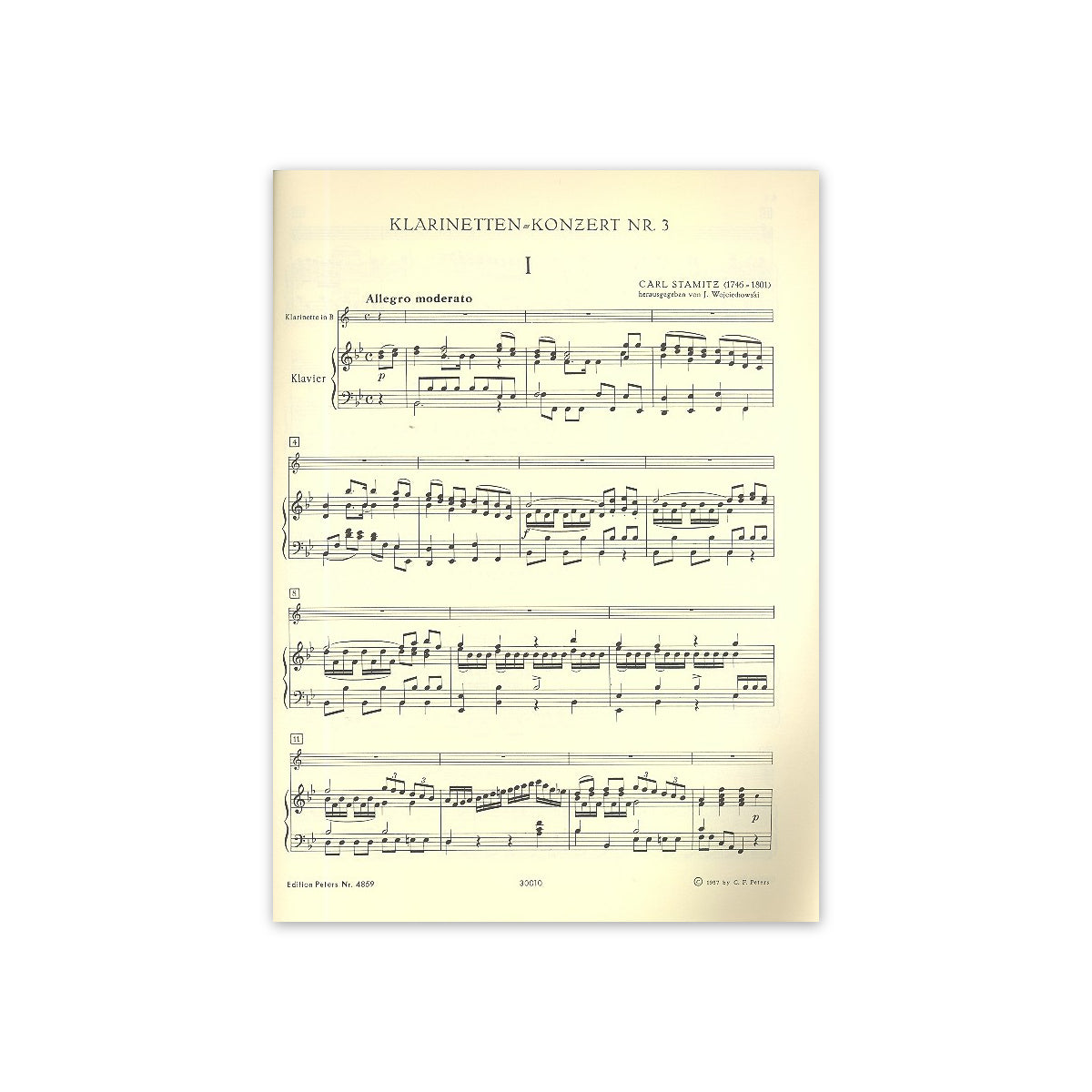 Stamitz C., Konzert Nr.3 B-Dur