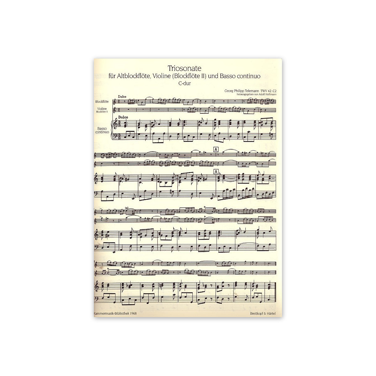 Telemann, Triosonate C-Dur