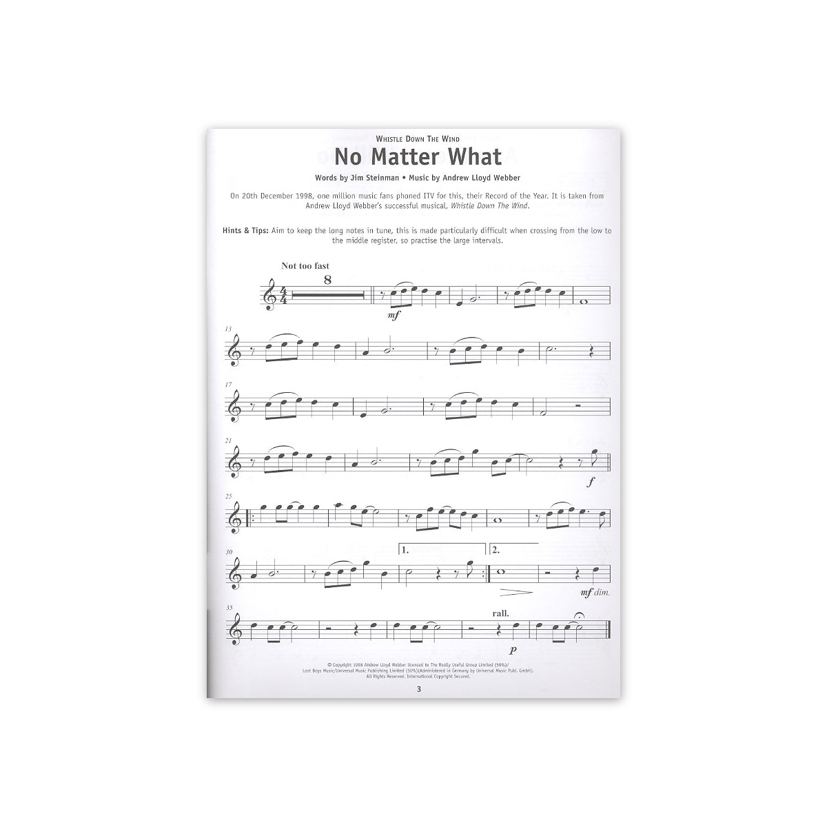 Favourite Musicals - really easy