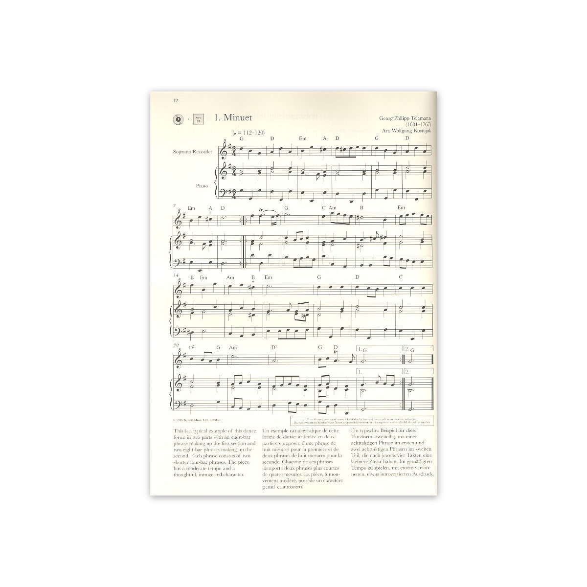 Baroque Recorder Anthology vol.2