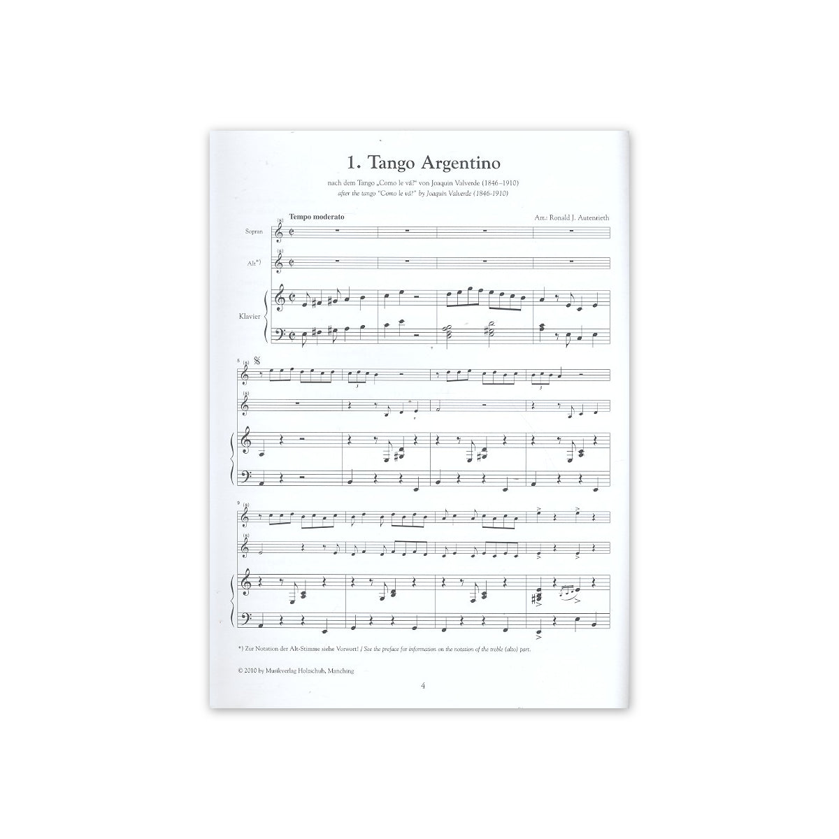 Tango & More - lateinamerikan. Lieder