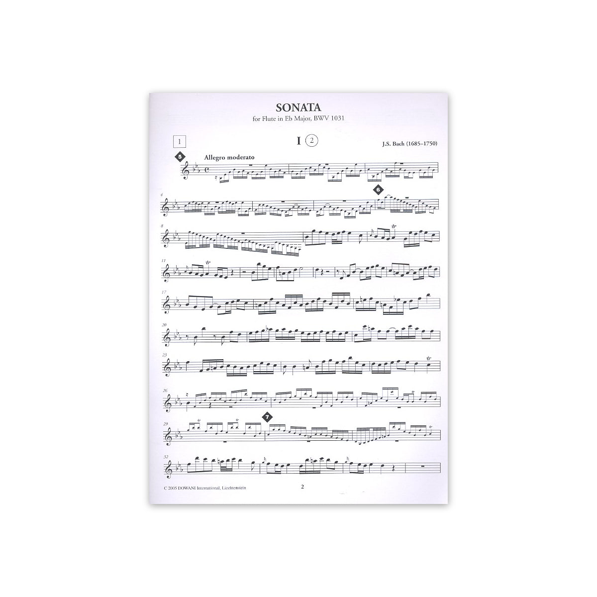 Bach, Sonate Es-Dur BWV 1031-26298