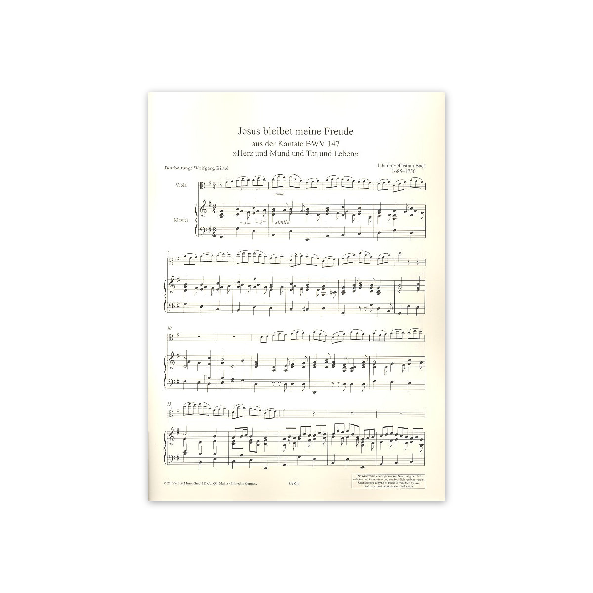 Bach, Jesus bleibet meine Freude-26689