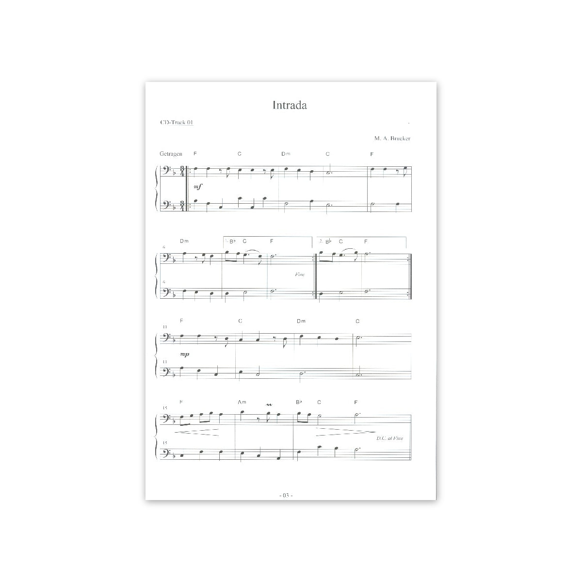 Brückner, Klezmer Musicale - mit opt. Bass