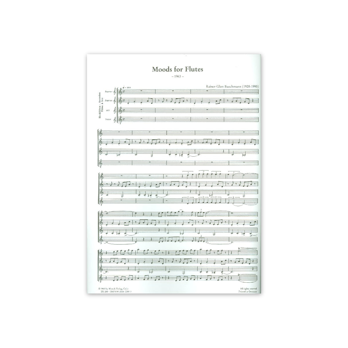 Buschmann, Moods for Flutes