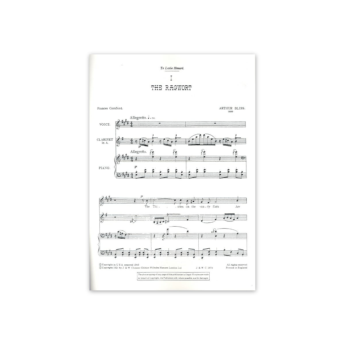Bliss, 2 Nursery Rhymes