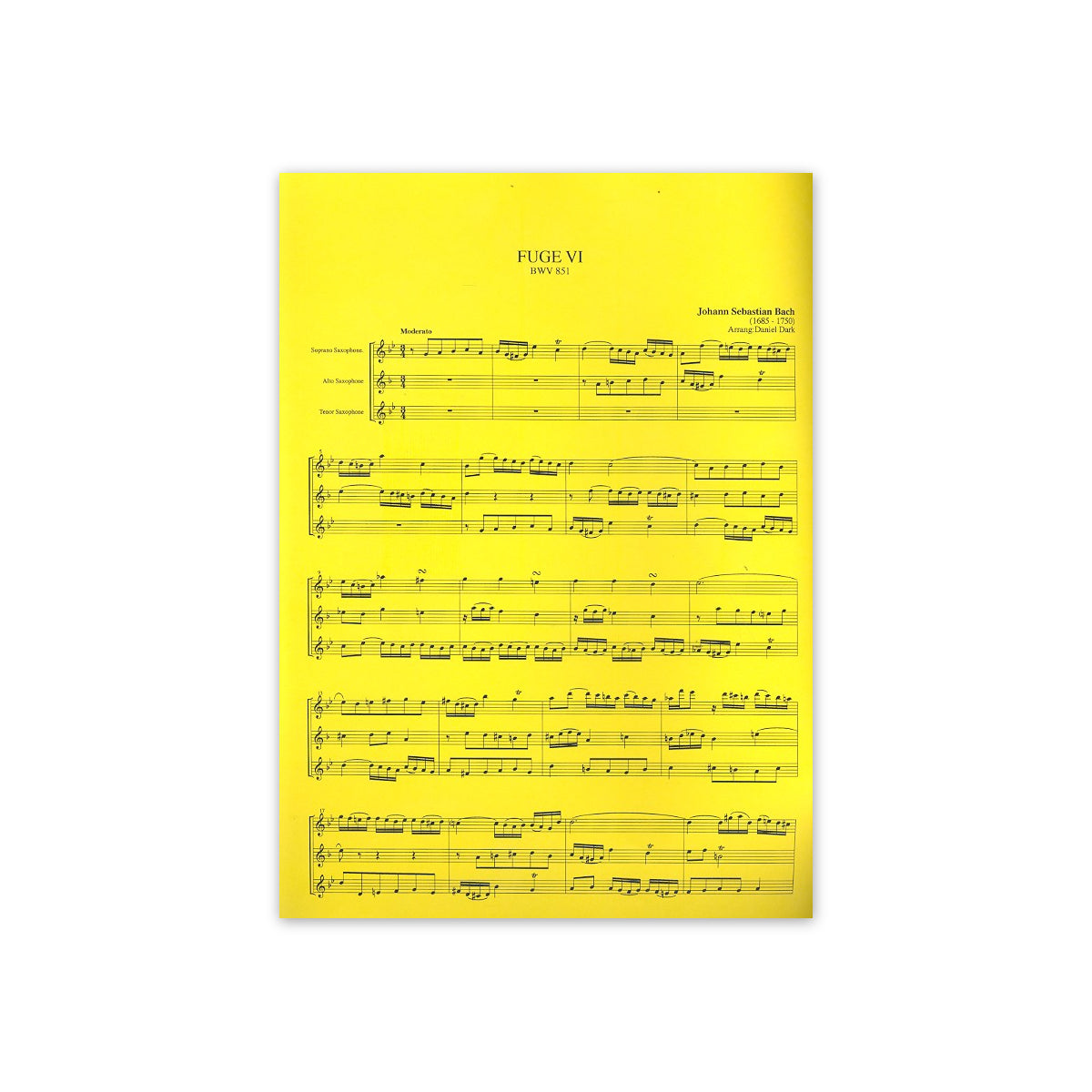 Bach, Fuge Nr.6