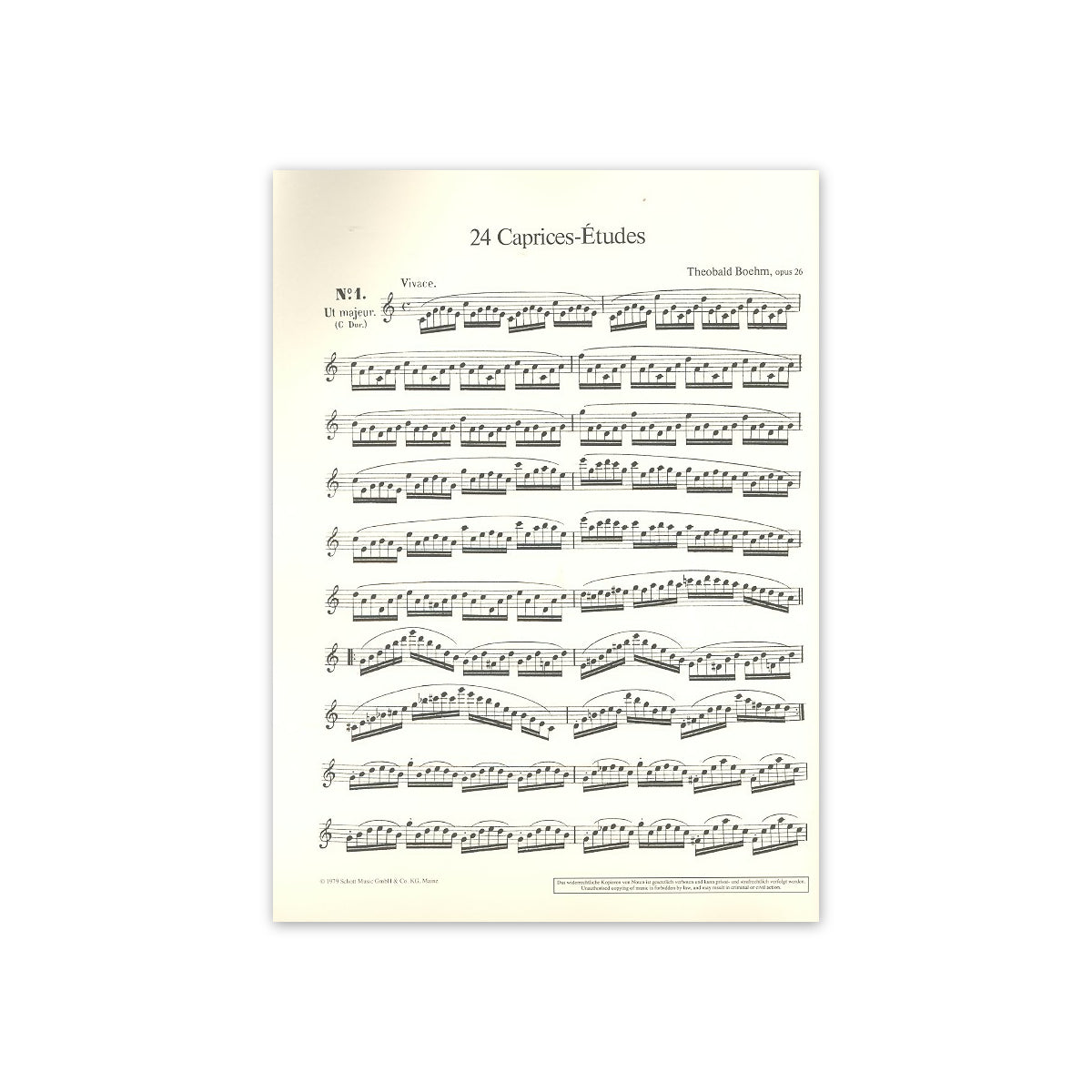 Boehm, 24 Caprices-Etüden op.26