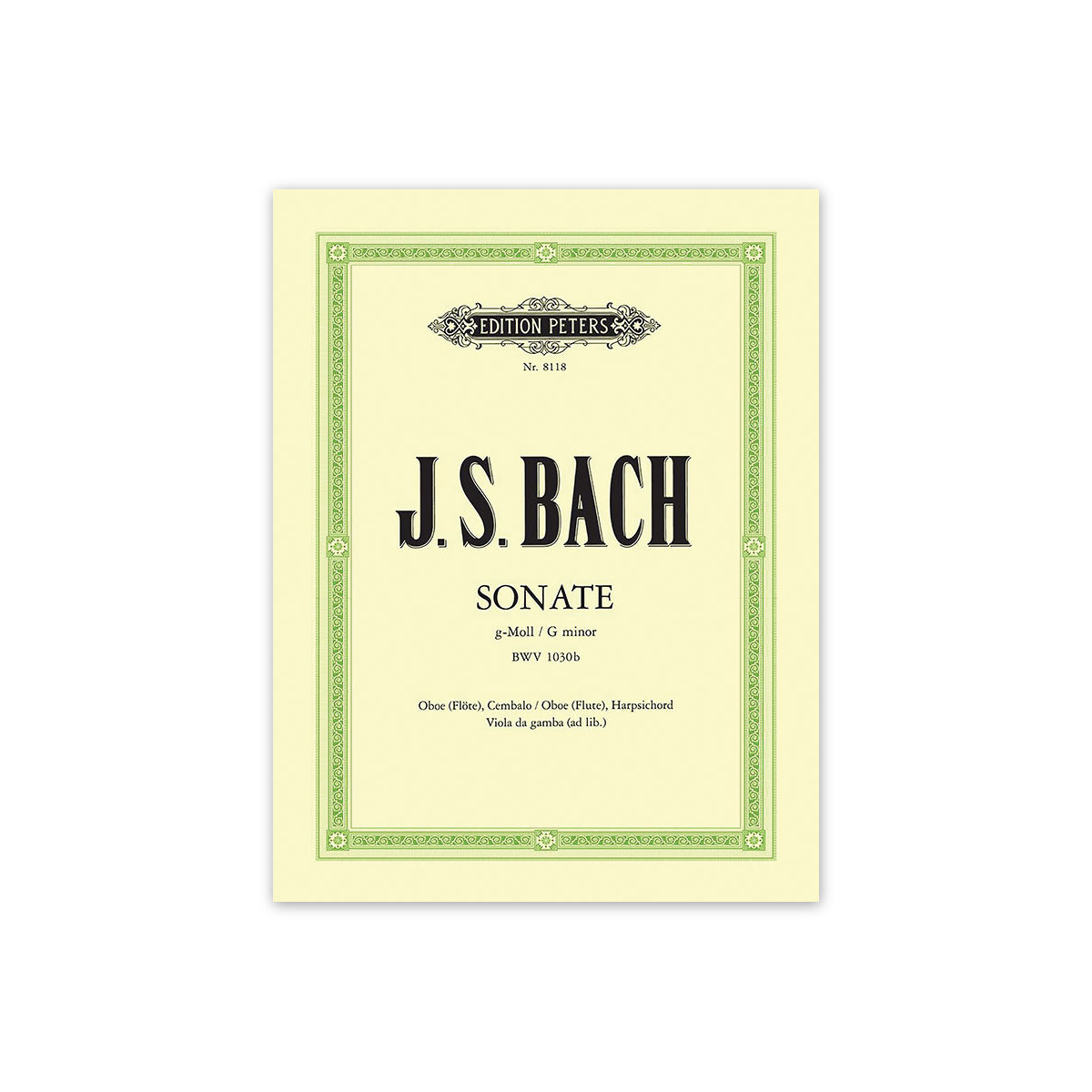 Bach, Sonate g-Moll