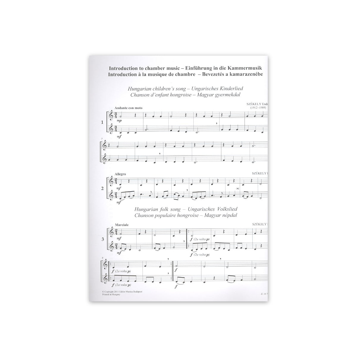 Trompetenduos für Anfänger