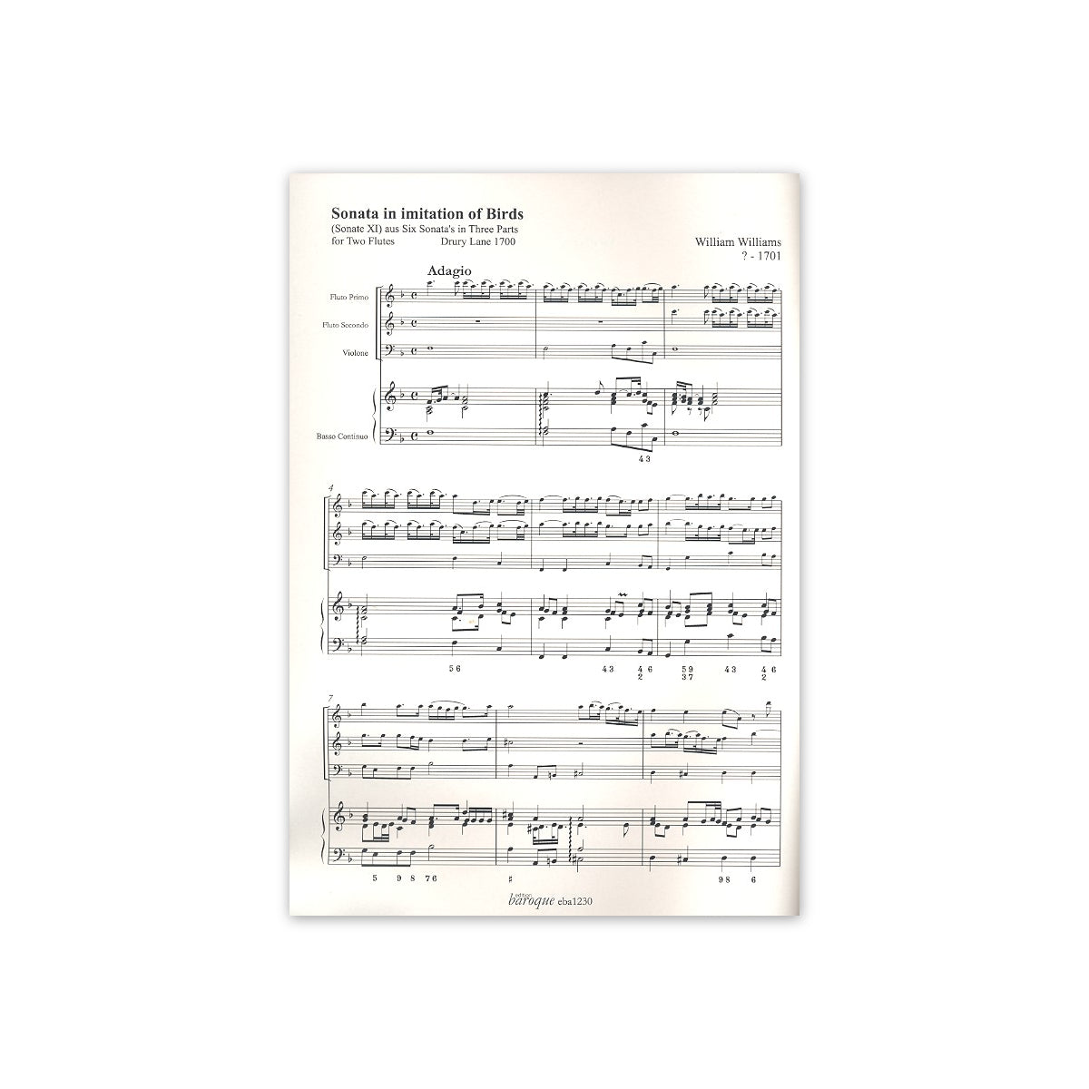 Williams/Orme, Imitation of Birds-Nachdruck