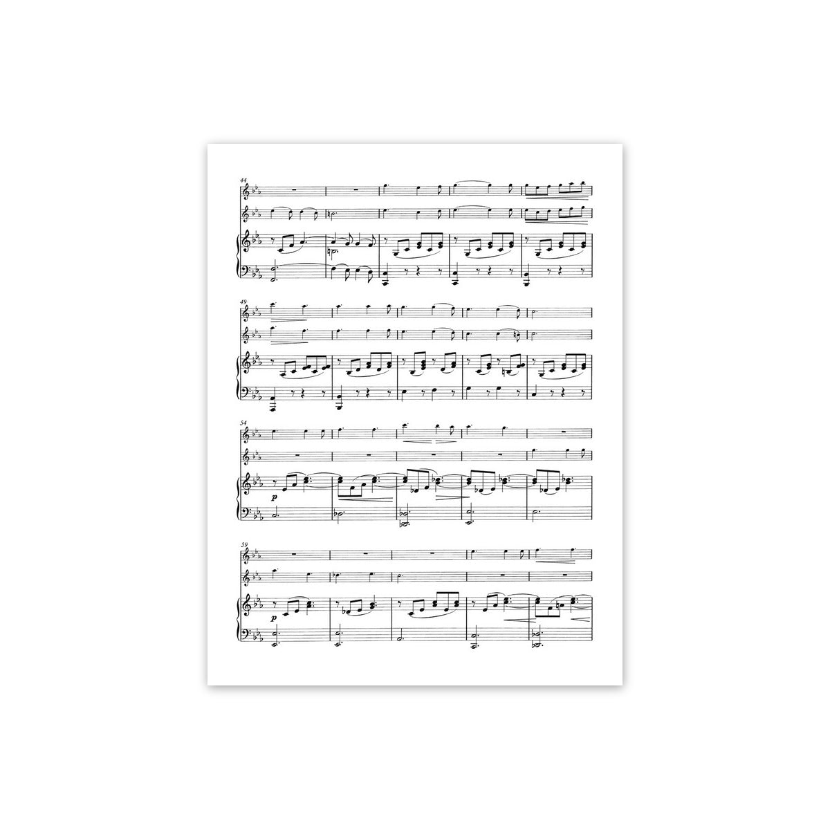 Boehm, 3 Duos de Mendelssohn et Lachner