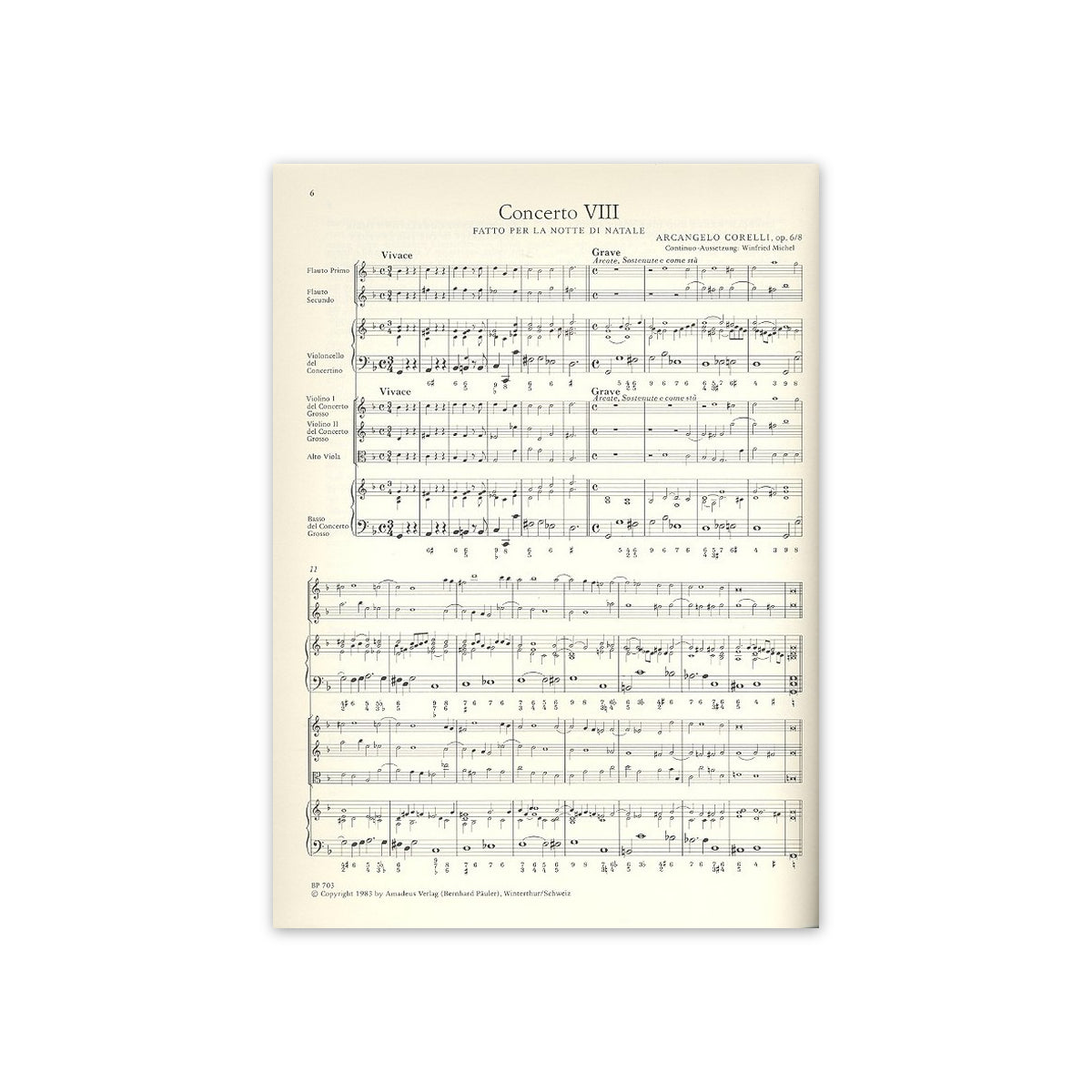 Corelli, Concerto grosso g-moll op.6/8