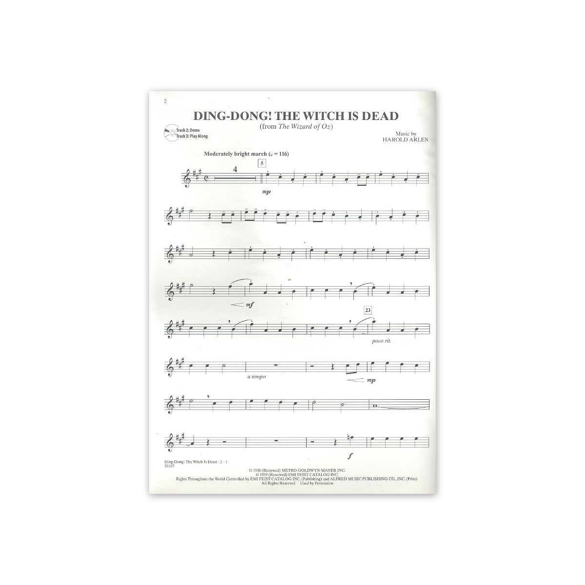 Classic Movie Instrumental Solos View 1