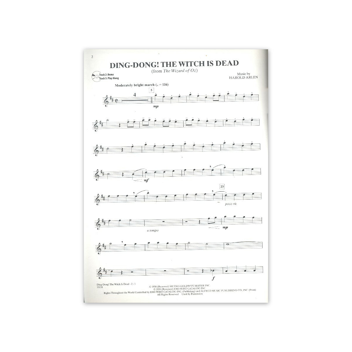 Classic Movie Instrumental Solos-28651 View 1