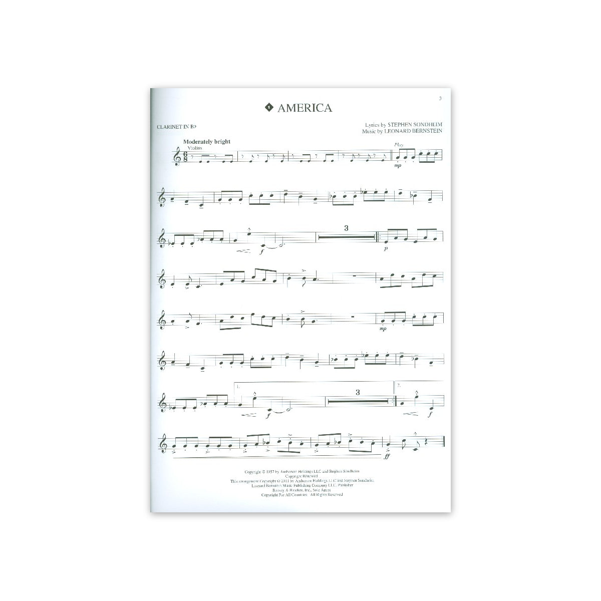 Bernstein, West Side Story View 1