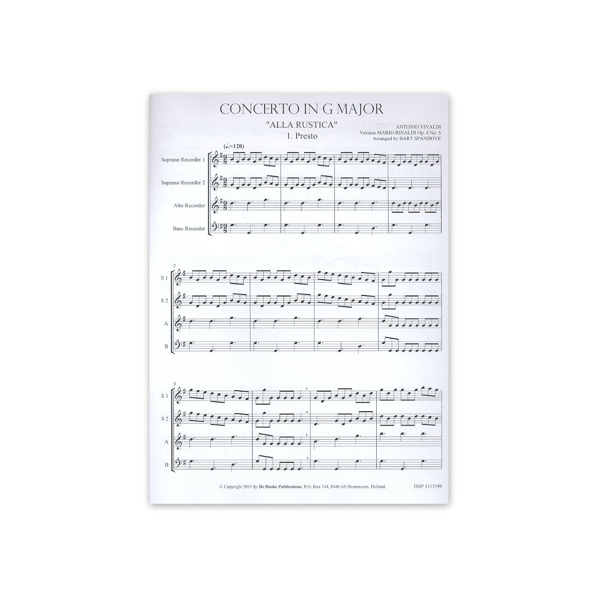 Vivaldi, Konzert G-Dur