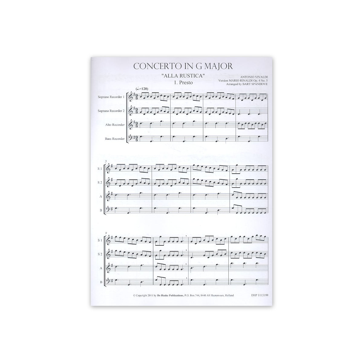 Vivaldi, Konzert G-Dur