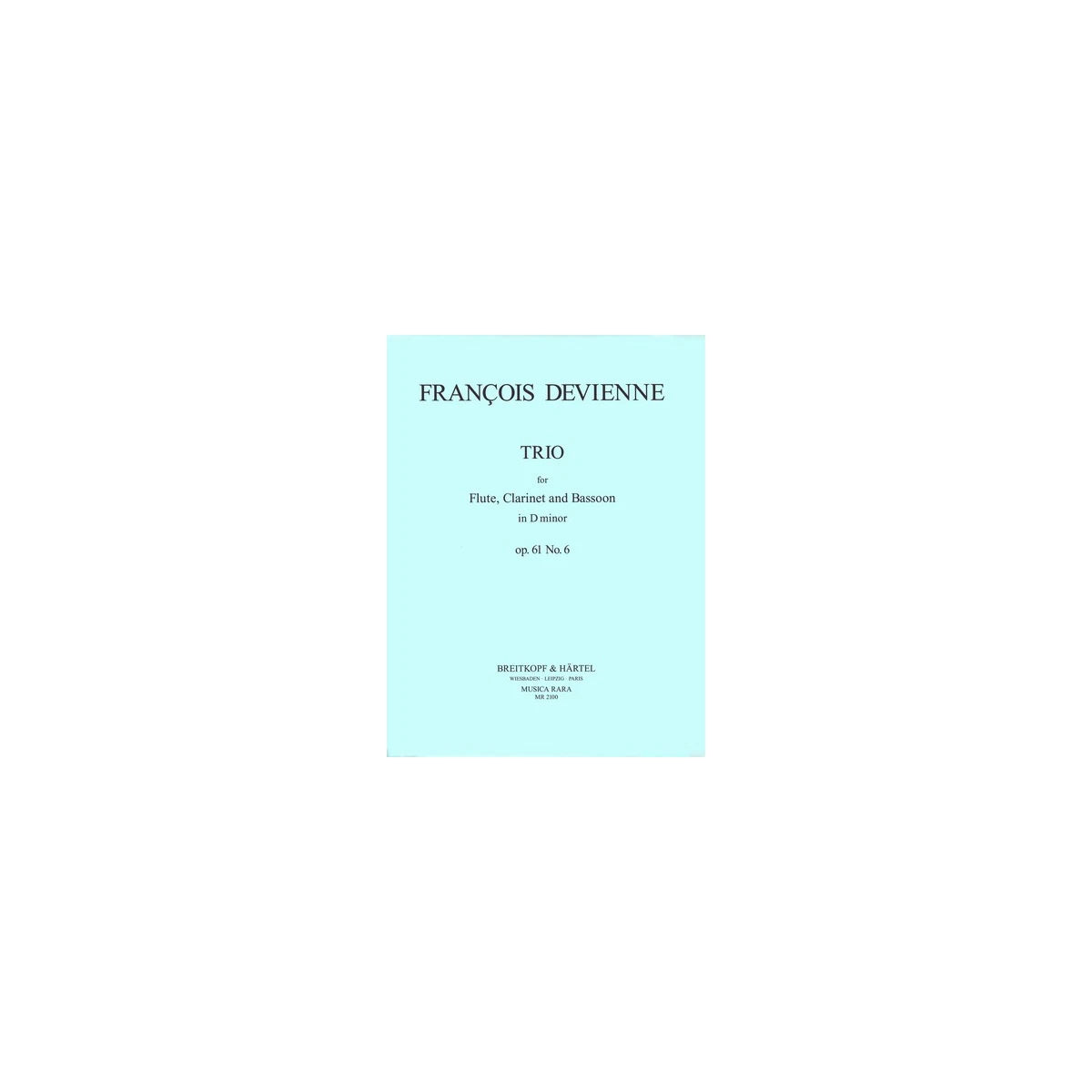 Devienne, Trio in B op.61 Nr.6 View 2