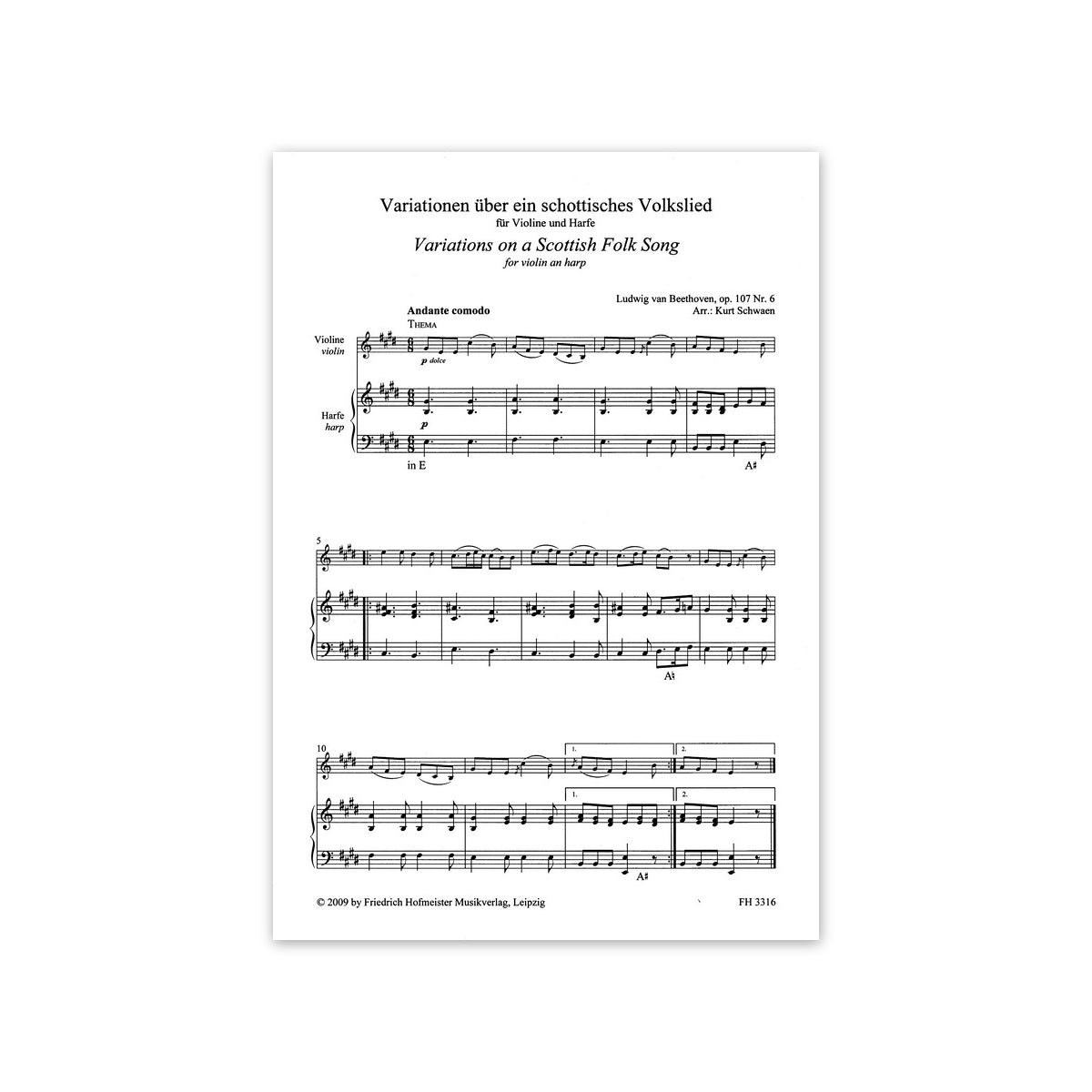 Beethoven,Variat. über schottisches Volkslied