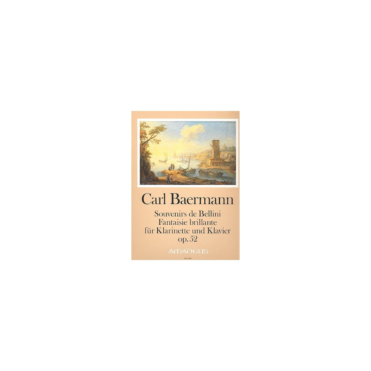 Baermann, Souvenirs de Bellini,Fantasie op.5 View 2
