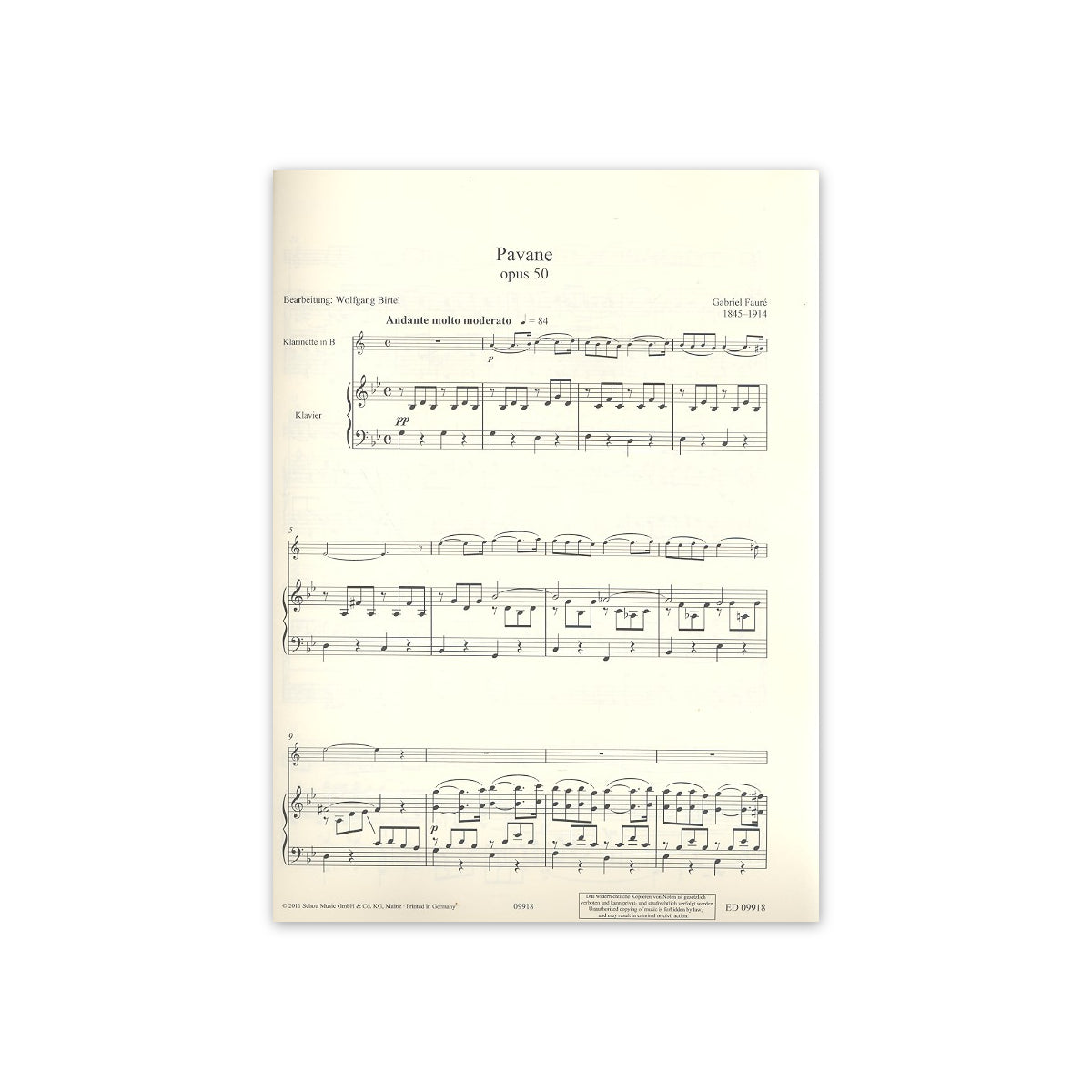 Fauré, Pavane-28989