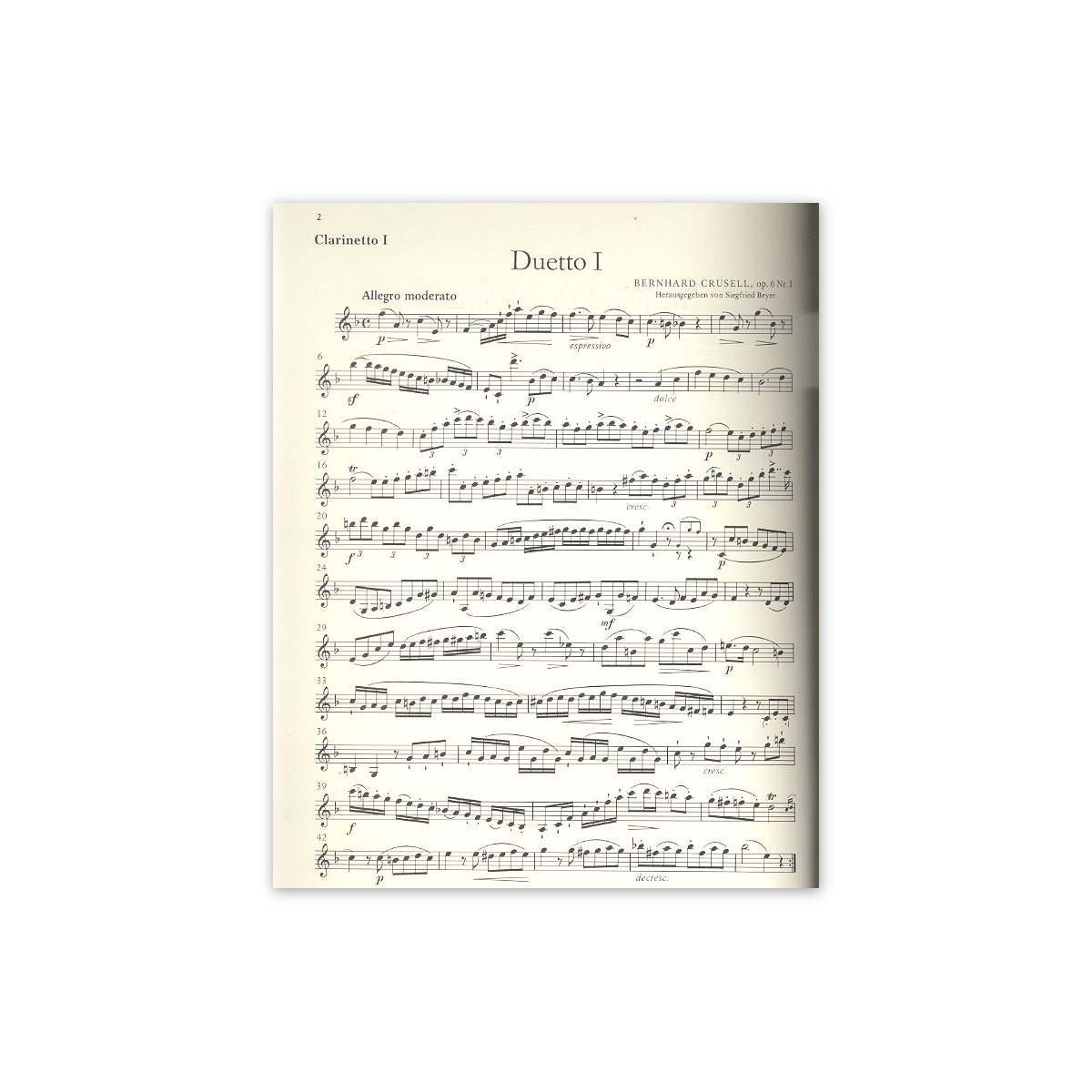 Crusell, Drei Duos op.6