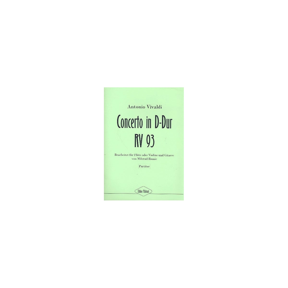 Vivaldi, Concerto in D RV93 Fl.&Git. View 1