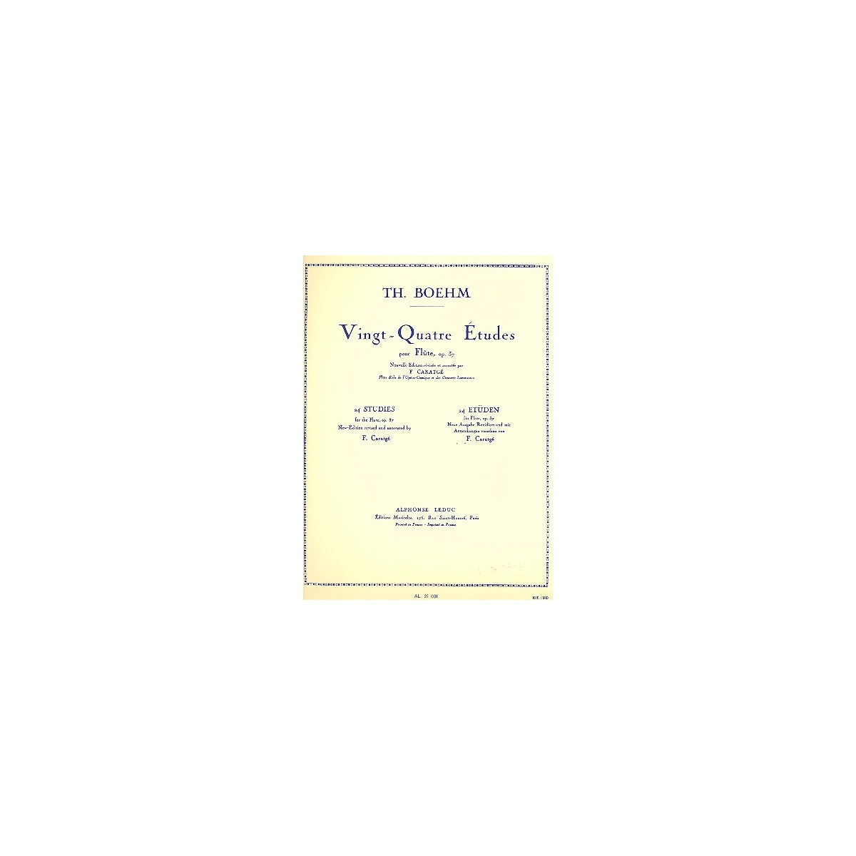 Boehm, 24 Etudes op.37 View 2
