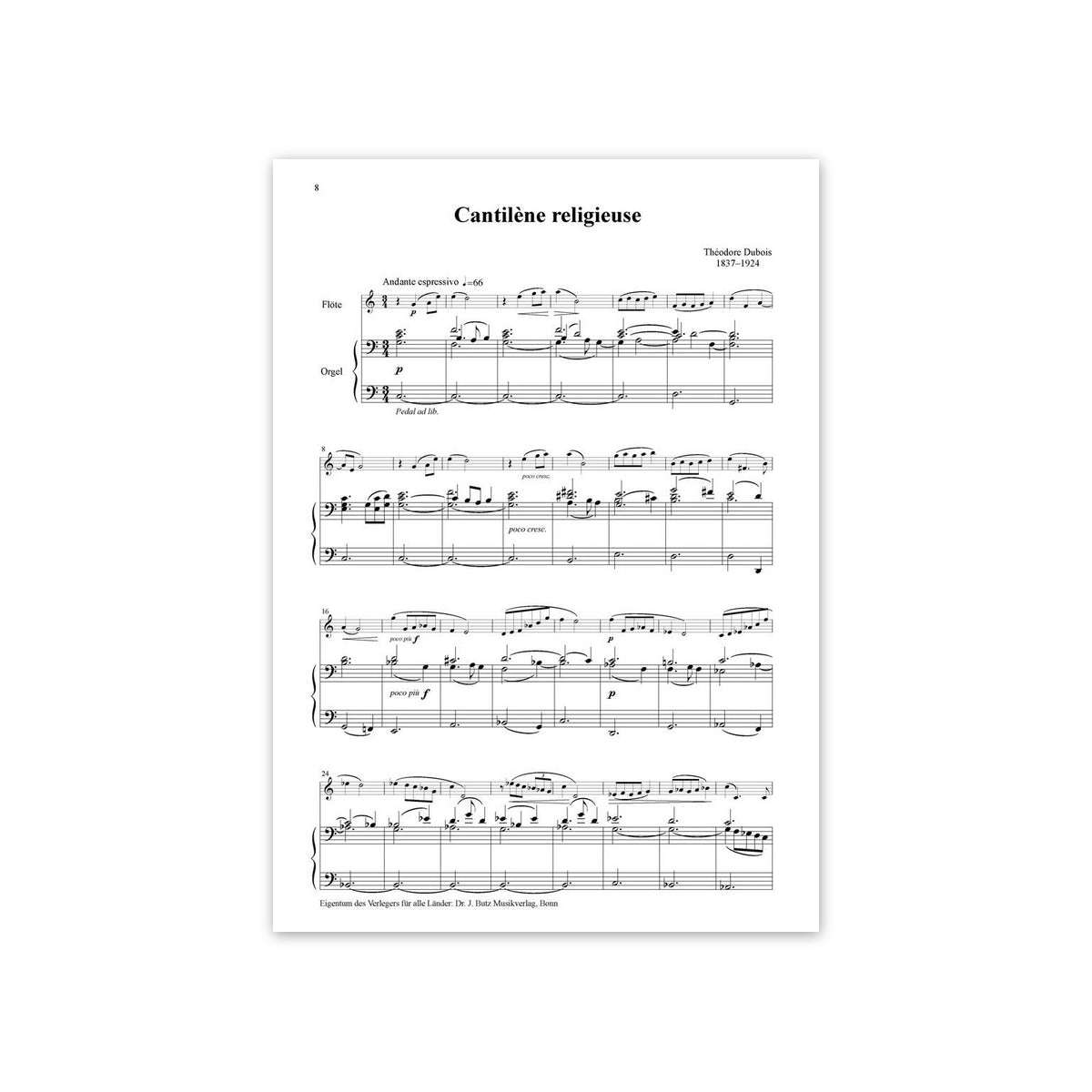 Romantische Musik für Flöte & Orgel View 1