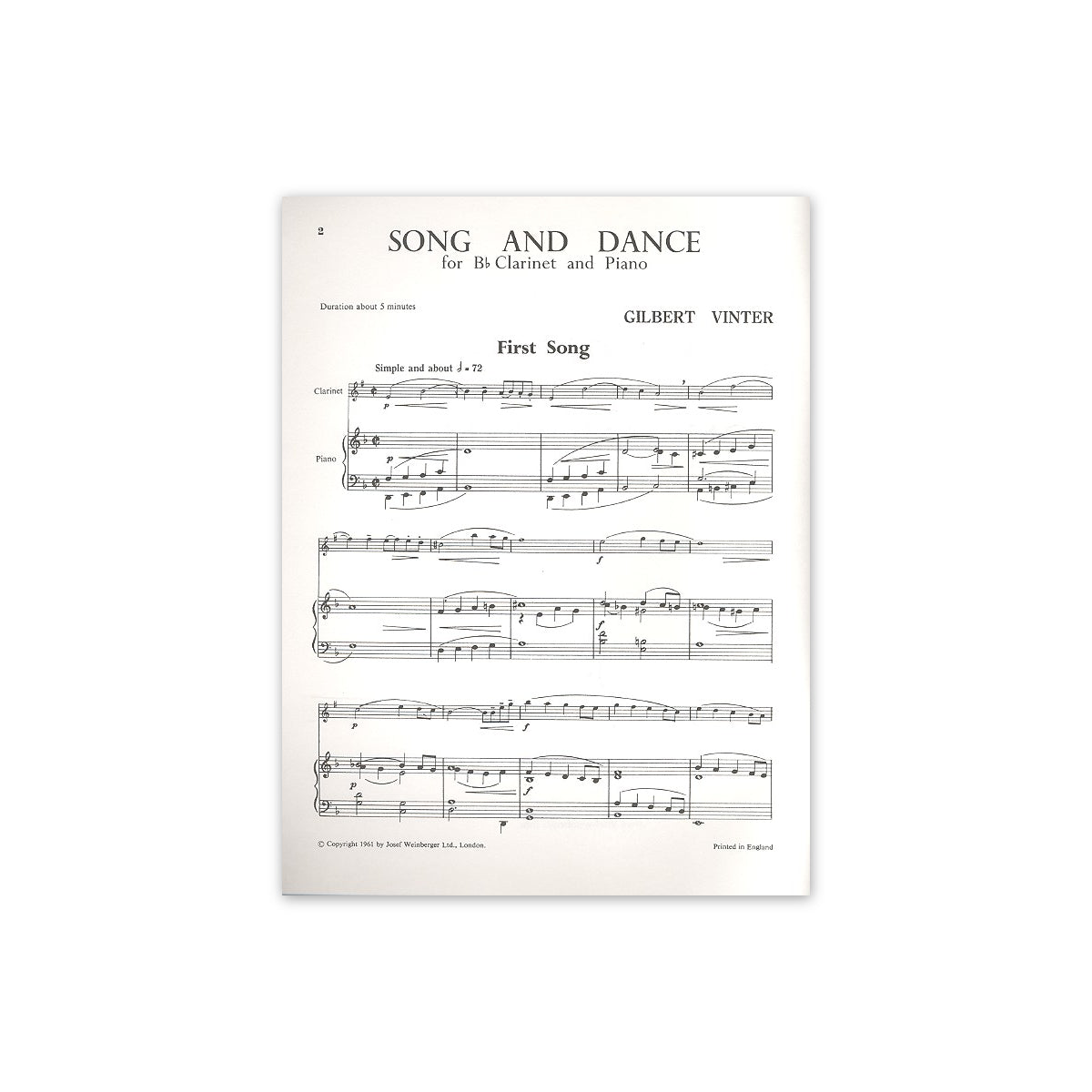 Vinter, Song and Dance