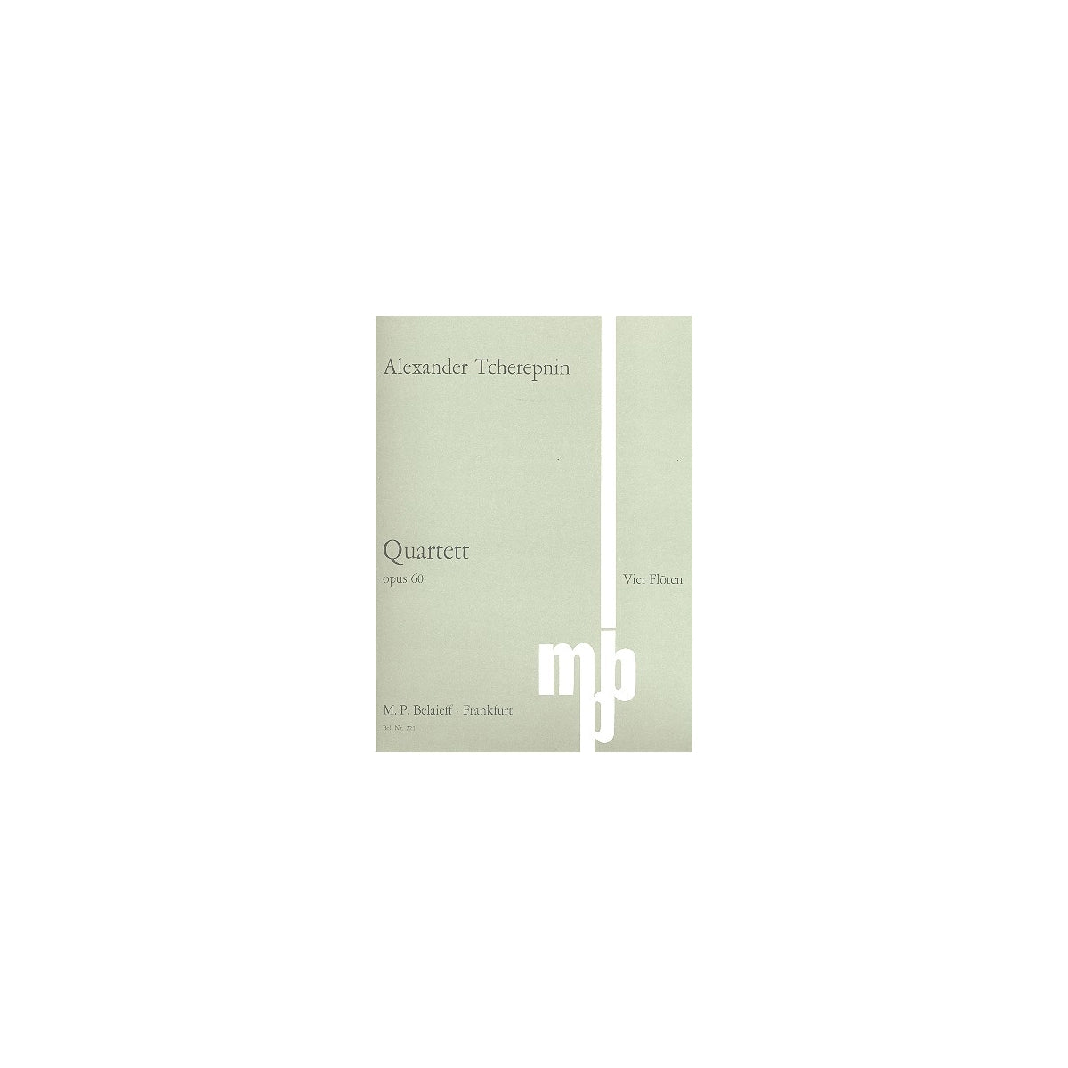 Tcherepnin, Quartett op.60 View 2